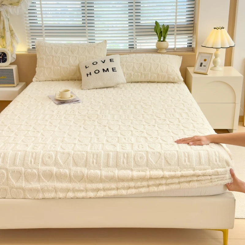 Velvéra™ LuxeMilk™ Fitted Sheet — Where Comfort Meets Couture