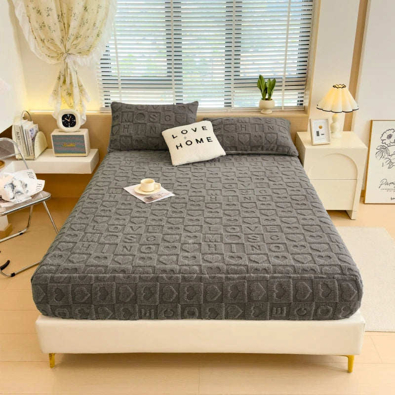 Velvéra™ LuxeMilk™ Fitted Sheet — Where Comfort Meets Couture